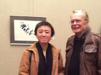 Michel Nau with Wang Yu