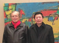 Michel Nau with Wu Hua