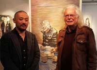 Michel Nau with Chang Qing