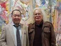 Michel Nau with Wang Yigang